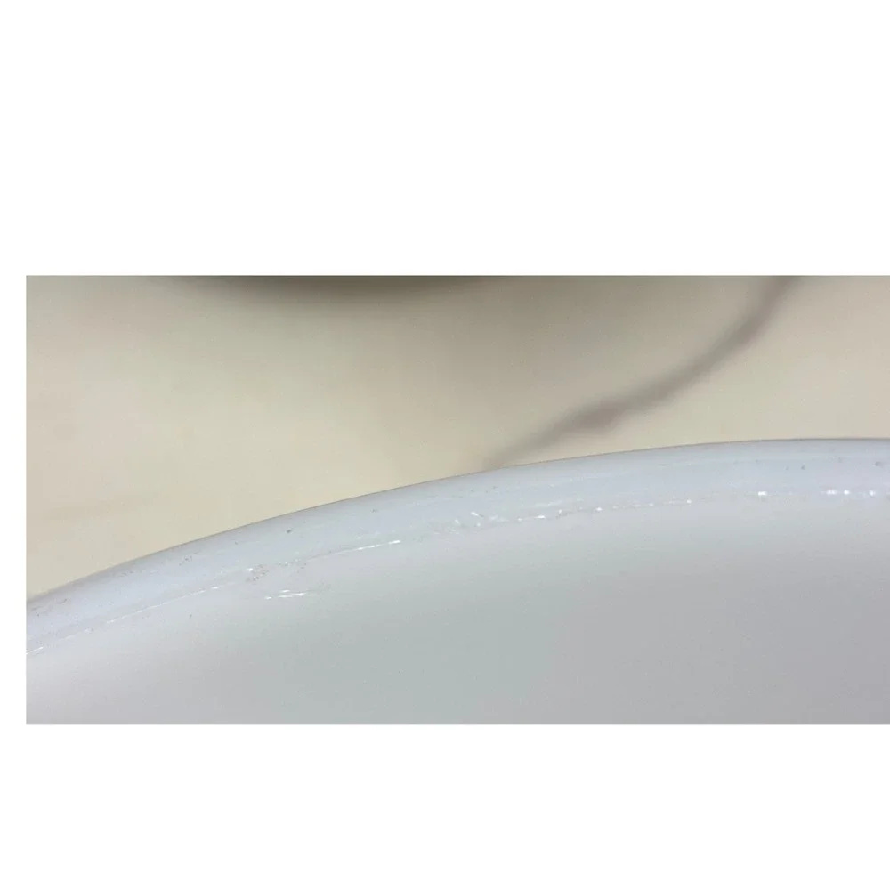 Glasbake for Sunbeam Milk Glass Mixing Bowl Set White Spout Tab Handle USA Made